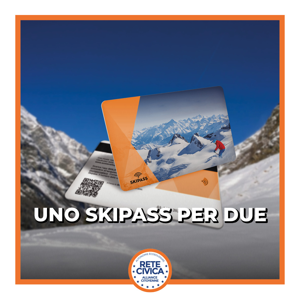 UNO SKIPASS PER DUE