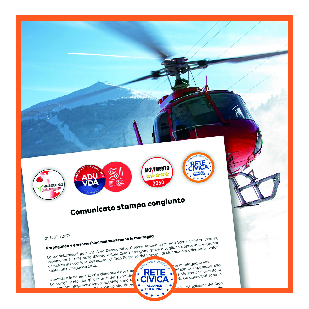 Propaganda e greenwashing non salveranno la montagna