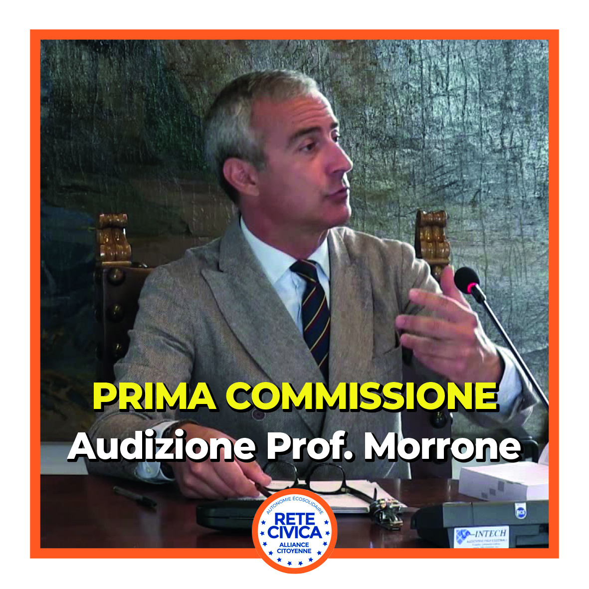 Prima Commissione. Audizione del Prof. Andrea Morrone