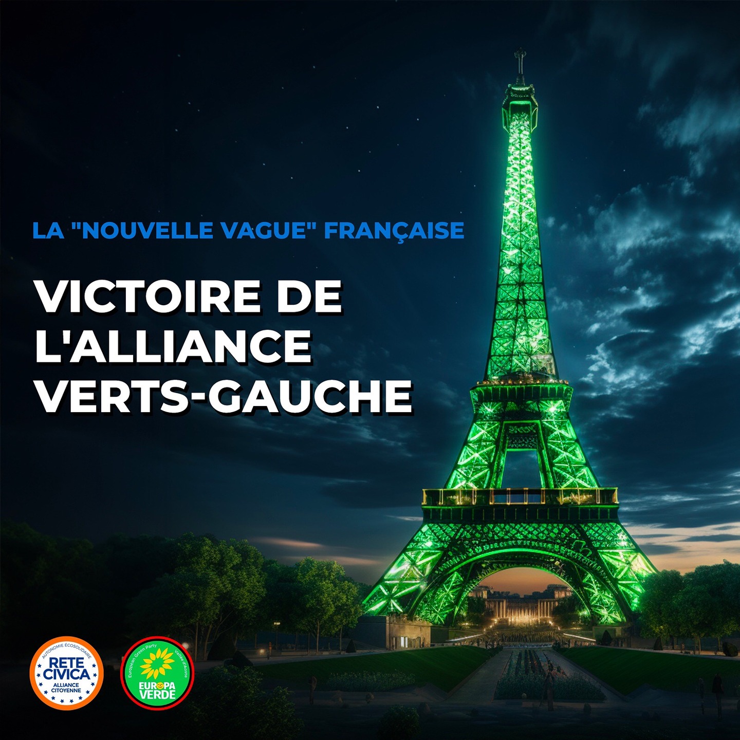 LA “NOUVELLE VAGUE” FRANÇAISE, VICTOIRE DE L’ALLIANCE VERTS-GAUCHE